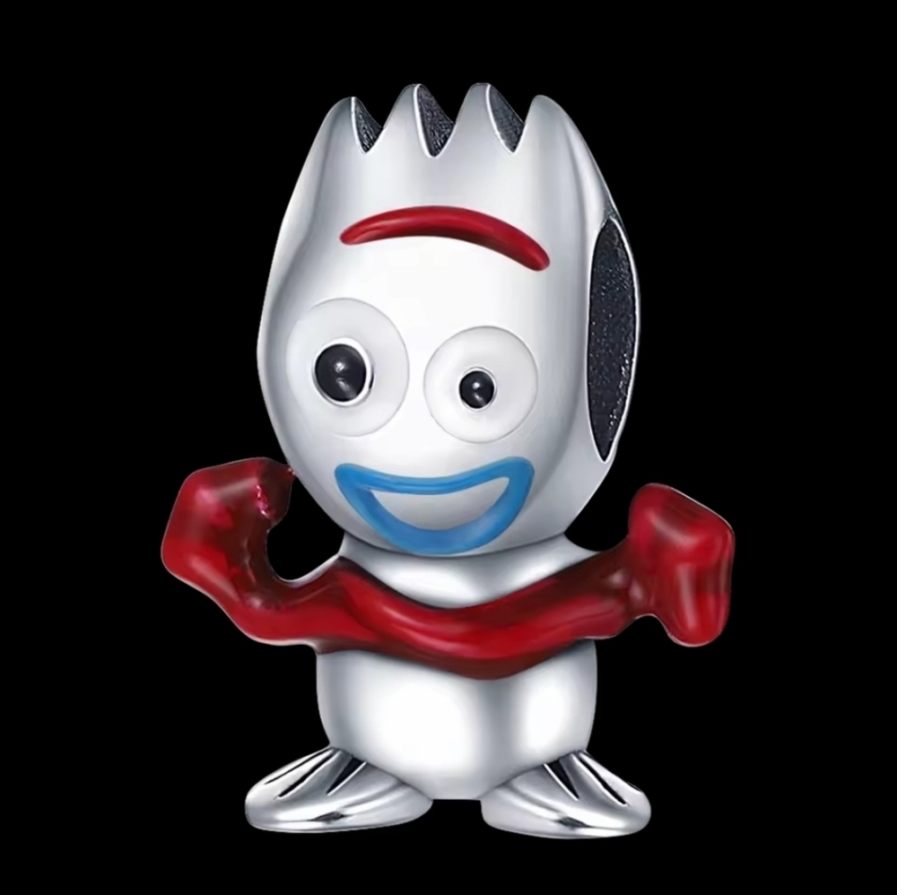 New 925 Silver Charm Disney Toy Story Forky toddler for Pandora jewelry bracelet